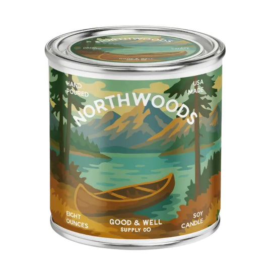 Northwoods Soy Candle by Good & Well Supply Co.
