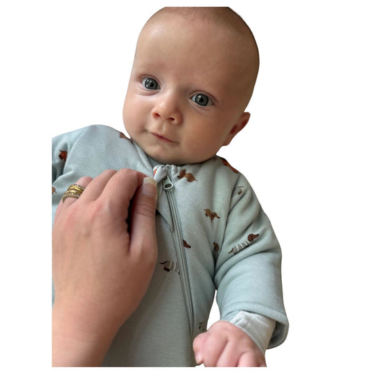 1.0 Tog Long Sleeve Swaddle - Woof by gunamuna