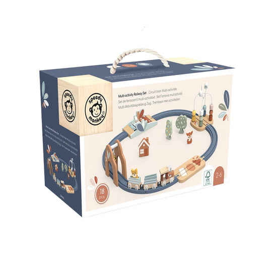 Multi-Activity Railway Set by Speedy Monkey