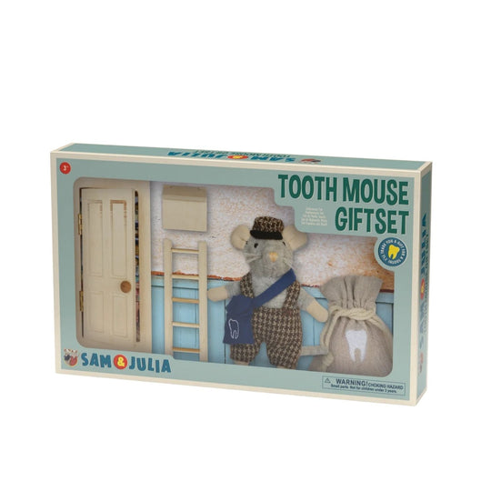 Tooth Mouse Plush Toy by Sam and Julia
