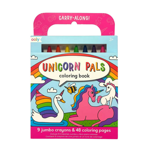 Carry-Along: Coloring Book Set - Unicorn Pals by OOLY