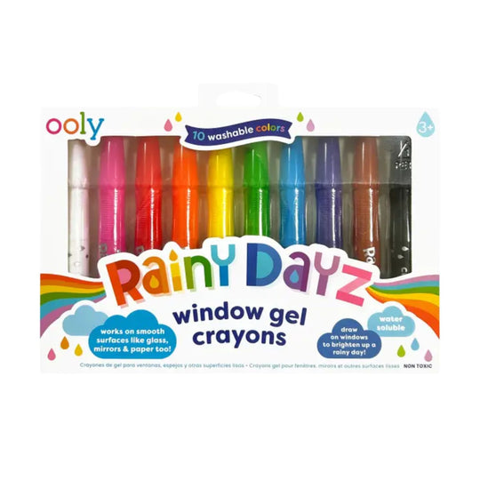 Rainy Dayz Gel Crayons - Set of 10 by OOLY