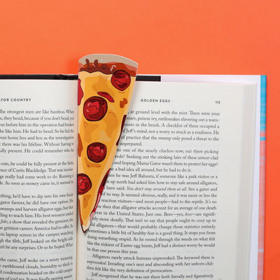 Pepperoni Pizza Bookmark (It's Die Cut!) by Humdrum Paper