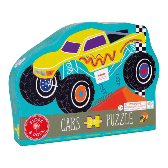 Cars "Monster Truck" Shaped Jigsaw  - 20 Pieces by Floss & Rock