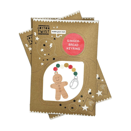 Make Your Own Gingerbread Character Keyring by Cotton Twist