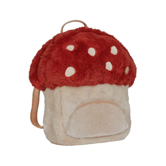 Hopalong Mushroom Backpack - Red by Olli Ella