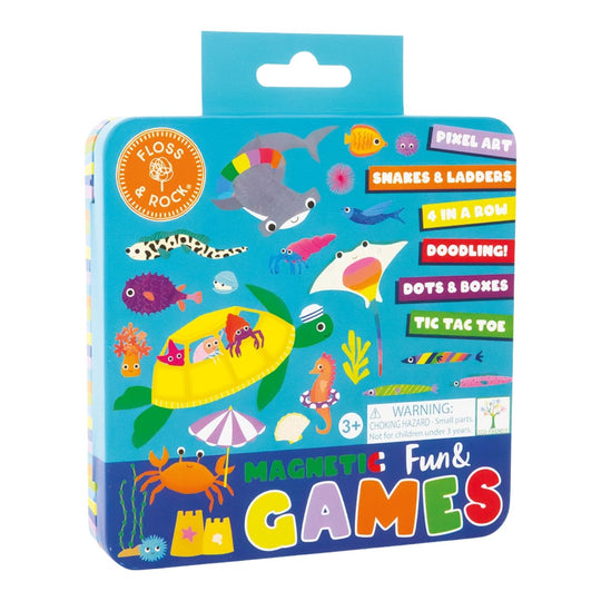 Magnetic Fun & Games Tin - Ocean by Floss & Rock