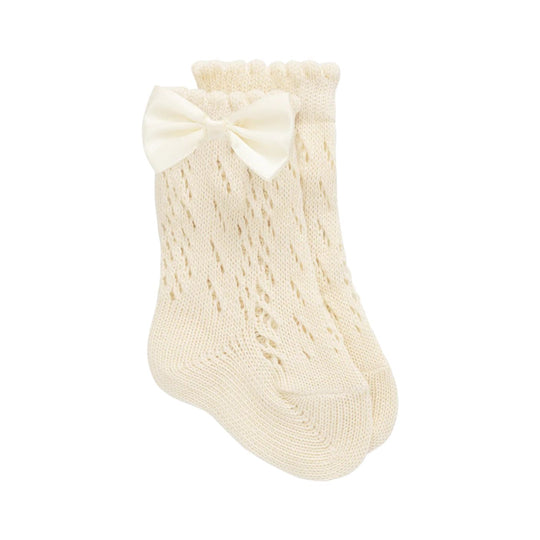 Charlotte Socks - Milk by Jamie Kay