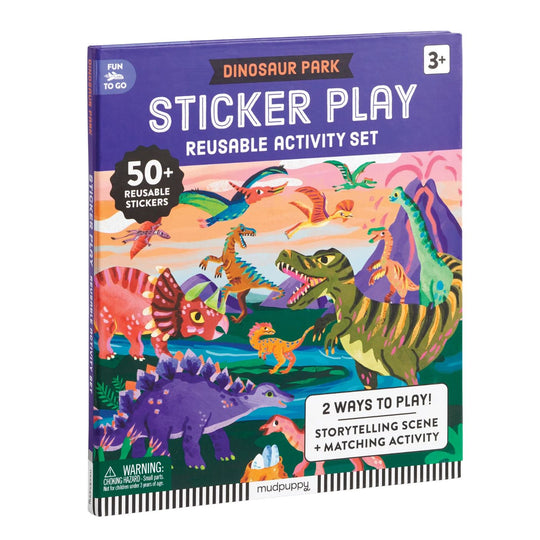 Dinosaur Park Sticker Play Reusable Activity Set by Mudpuppy
