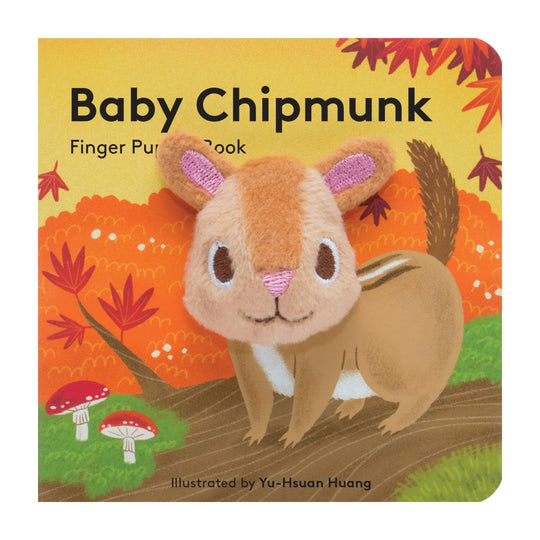Baby Chipmunk - Finger Puppet Board Book