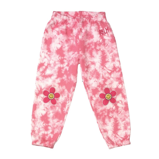 Smiley Tie-Dye Joggers by Rebloomed Kids