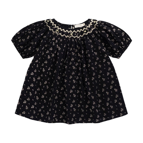 Organic Cotton Dominique Dress - Maisie Navy by Jamie Kay