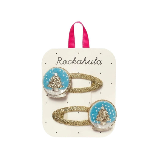 Shimmer Snow Globe Clips by Rockahula Kids
