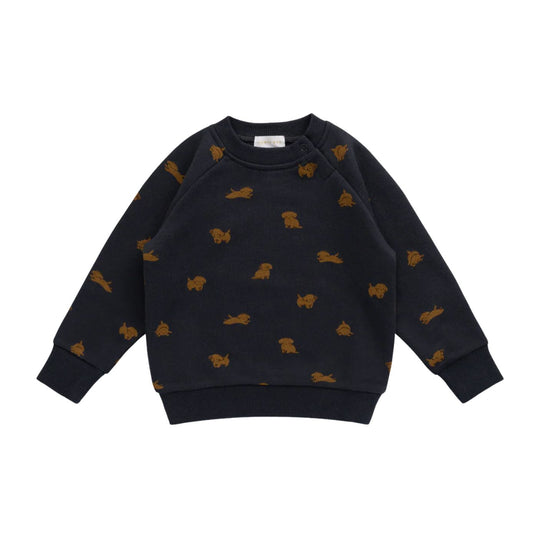 Organic Cotton Flynn Sweatshirt - Playful Milo Captain by Jamie Kay
