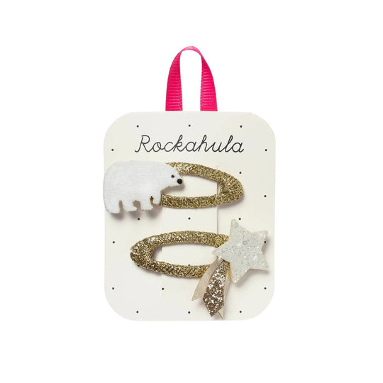 Snowy Polar Bear Clips by Rockahula Kids