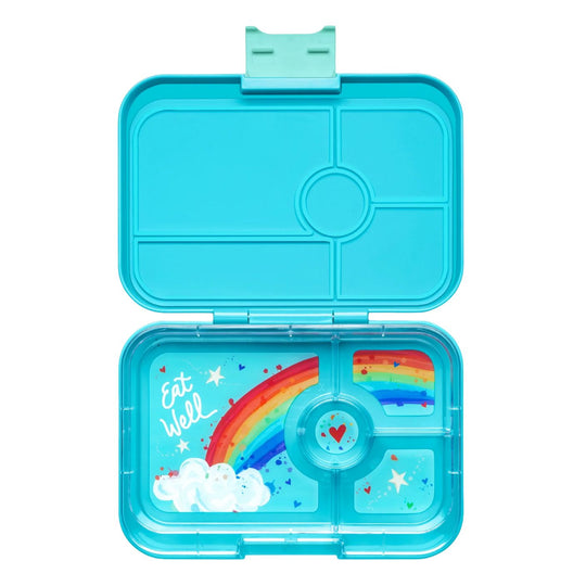 Yumbox Leakproof Sandwich Friendly Bento Box - 4 Compartment - Misty Aqua by YumBox