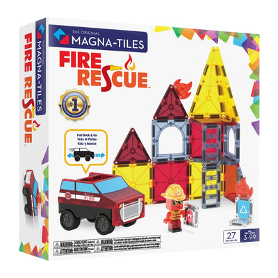 Fire Rescue 27 Piece Set by Magna-Tiles