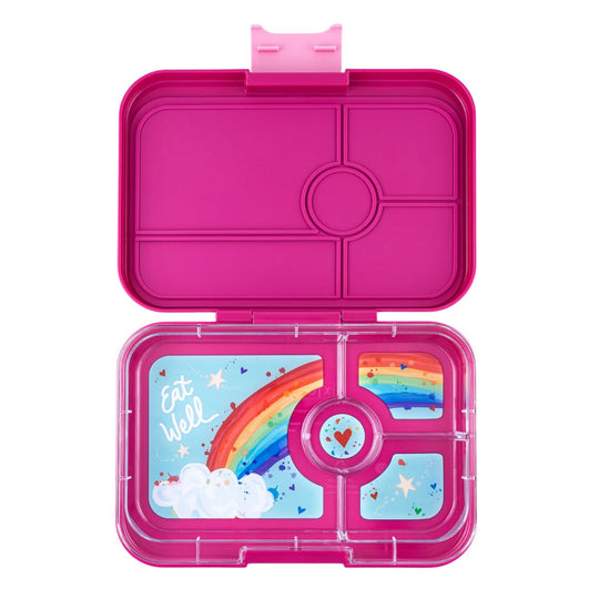 Yumbox Leakproof Sandwich Friendly Bento Box - 4 Compartment -  Malibu Purple by YumBox