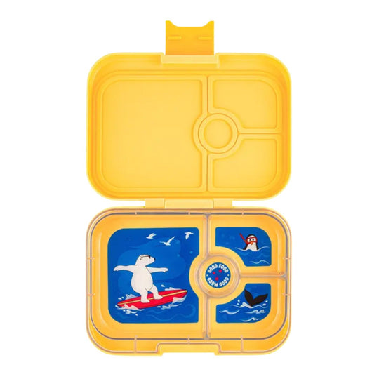 Yumbox Panino Leakproof Bento Box - 4 Compartment - Yoyo Yellow