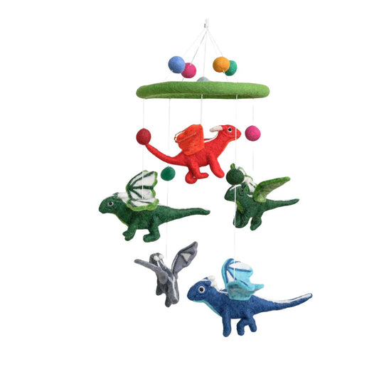 Wool Mobile - Flying Dragons by The Winding Road