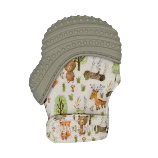 Munch Mitt - Grey Woodland by Malarkey Kids