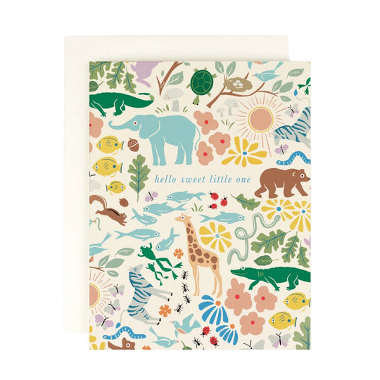 Sweet Little One Baby Card by Amy Heitman