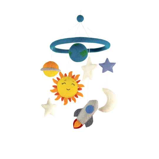 Wool Mobile - Planets and Space by The Winding Road