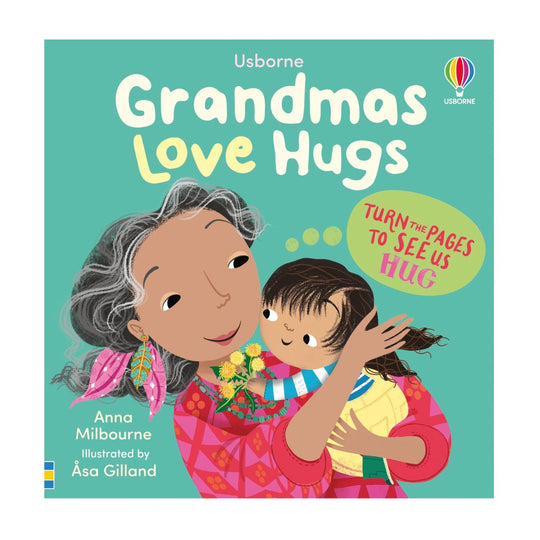 Grandmas Love Hugs - Board Book