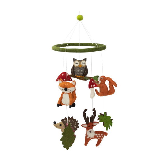 Wool Mobile - Forest Creatures by The Winding Road