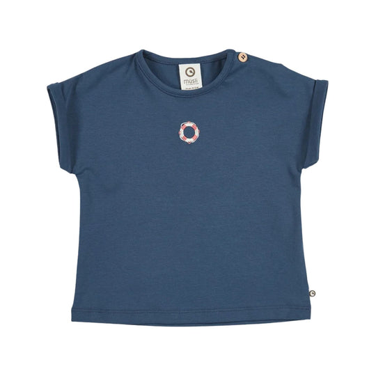 Lifebuoy Short Sleeve Tee - Navy by Musli - FINAL SALE