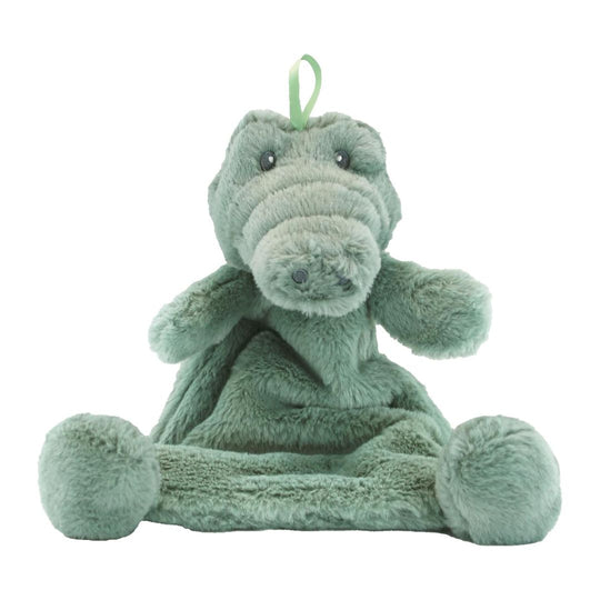 Crinkle Cuddler - Sensory Plush Gator by Baby Paper