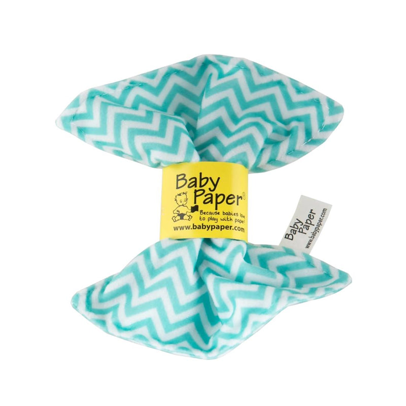 Baby Paper - Turquoise Zig Zag