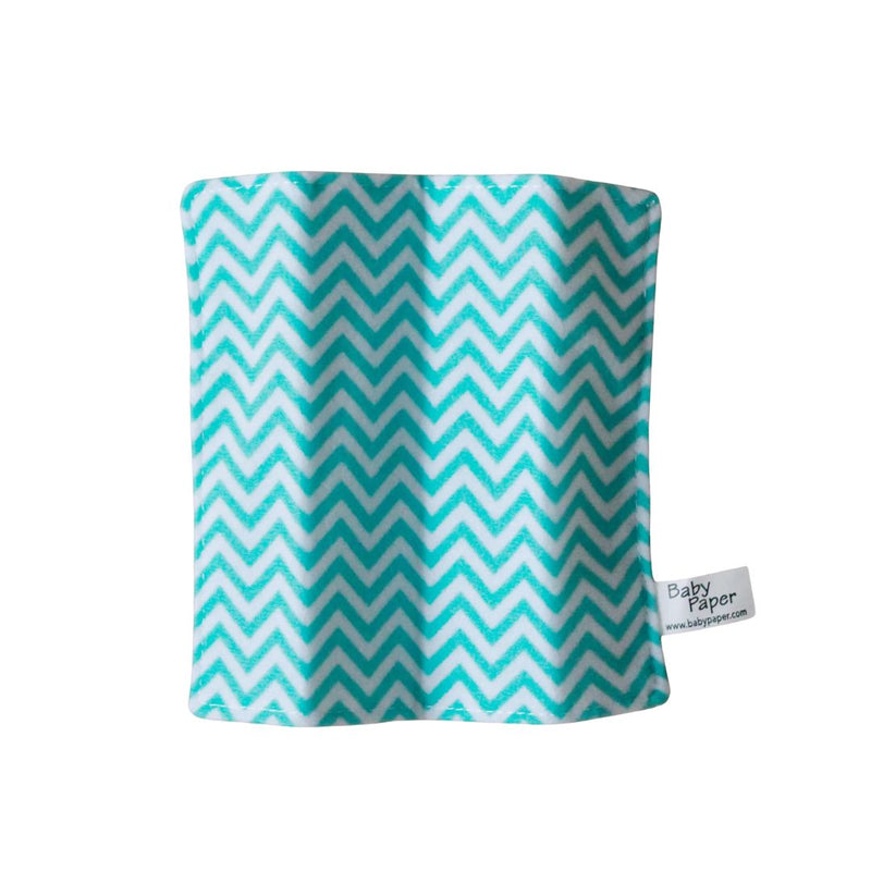 Baby Paper - Turquoise Zig Zag