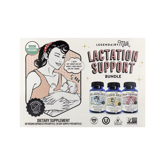 Legendairy Milk Lactation Support Bundle – 3 bottles (60 capsules each)