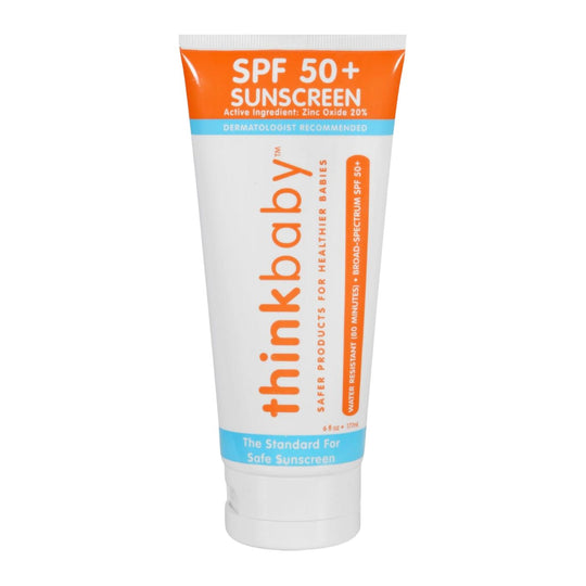 Thinkbaby Safe Sunscreen SPF 50+ - Family Size 6 oz