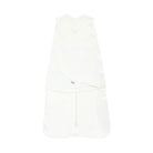 White sleeveless top with drawstring on a white background