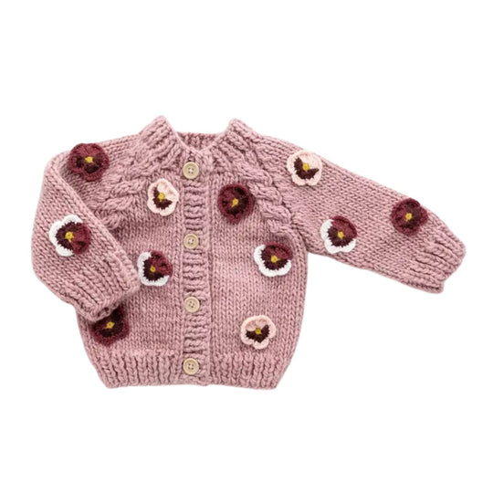 Pansy Cardigan - Rosy by Huggalugs