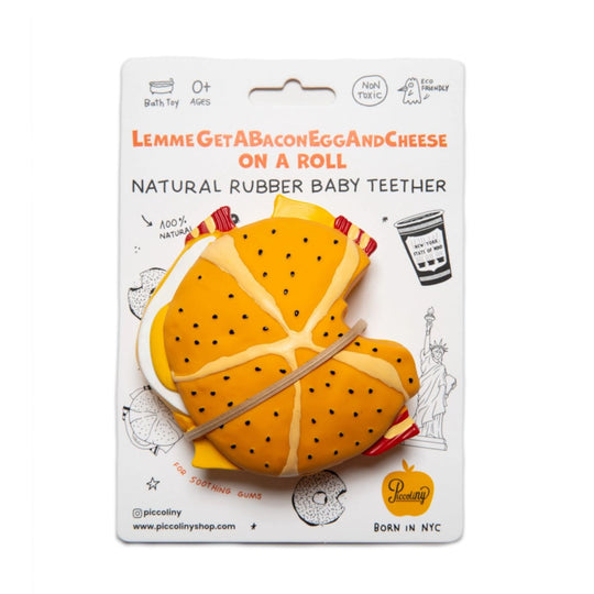 Lemmegetabaconeggandcheese Teether by PiccoliNY