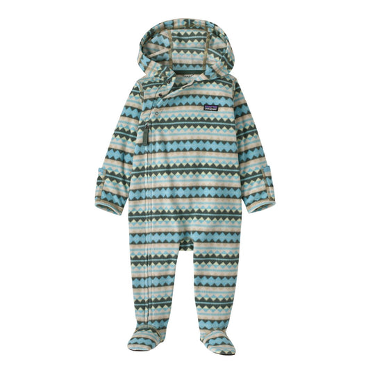 Infant Micro D Bunting -  Diamond Stripe: Snowmelt Blue by Patagonia