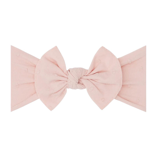 Dottie Knot Headband - Rose Quartz by Baby Bling