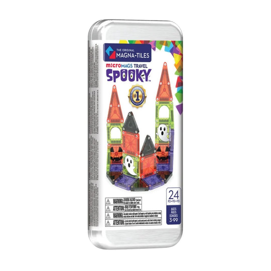 microMAGS Spooky 24-Piece Travel Set by Magna-Tiles