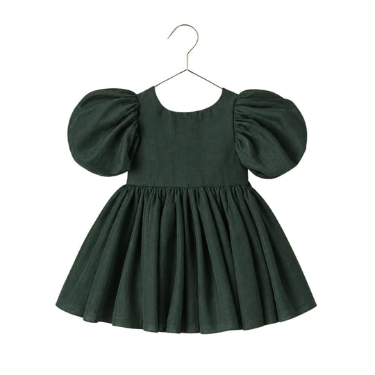 Sofia Dress - Green Shimmer by Noralee