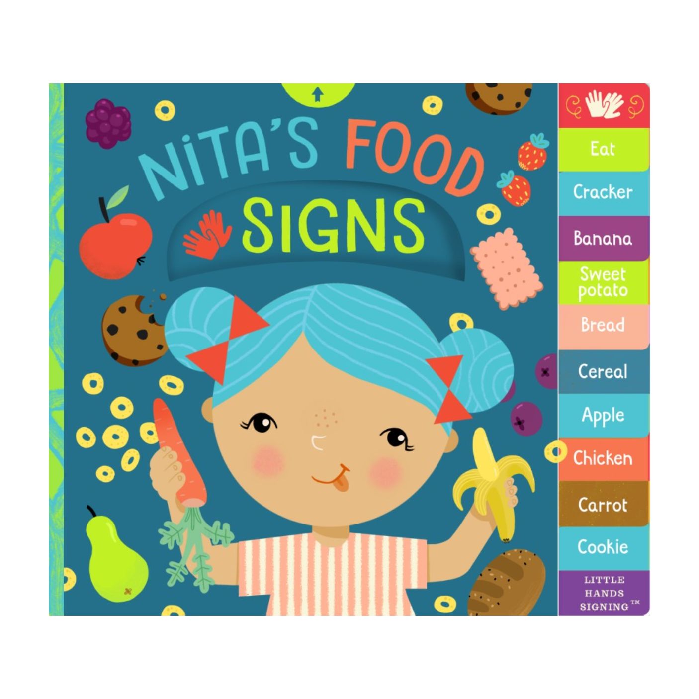 Nita's Food Signs: An Interactive ASL Board Book – Pacifier Kids Boutique