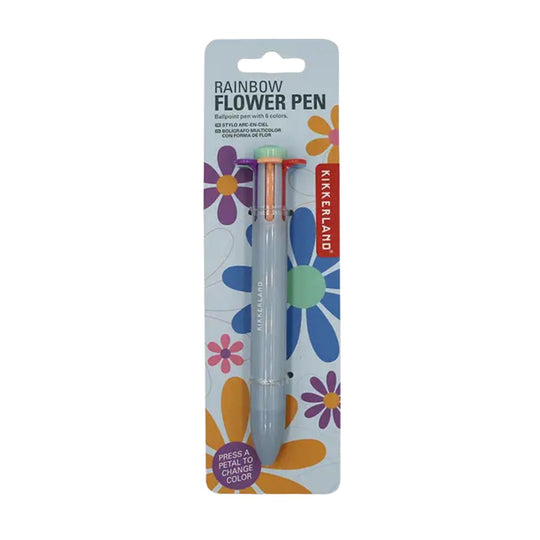 Rainbow Flower Pen (1 Unit Assorted) by Kikkerland