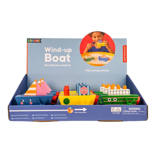 Wind-Up Boat (1 Unit Assorted) by Kikkerland