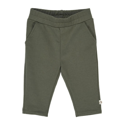 Cozy Me Sweat Chino Pants - Deep Green by Musli