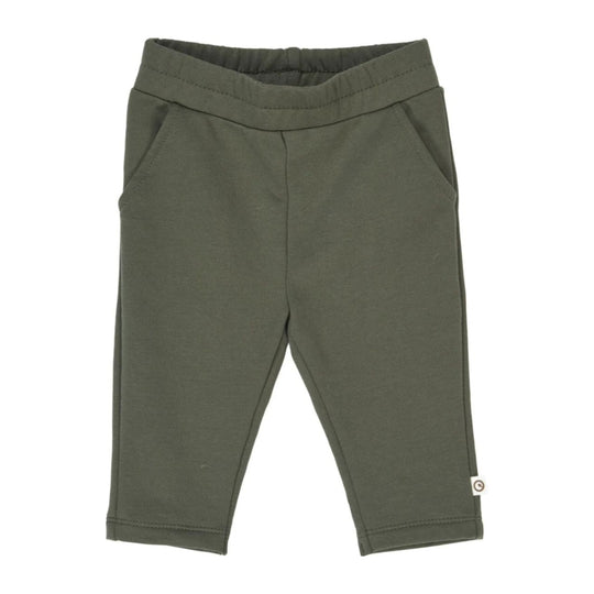 Cozy Me Sweat Chino Pants - Deep Green by Musli