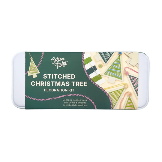 Stitched Christmas Tree Decoration Kit by Cotton Twist