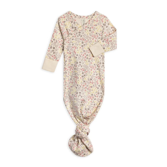 Organic Indy Kimono Gown - Giada Floral by Colored Organics