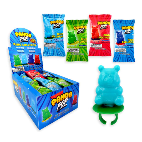 Panda Pop Ring Lollipop (1 Unit Assorted)